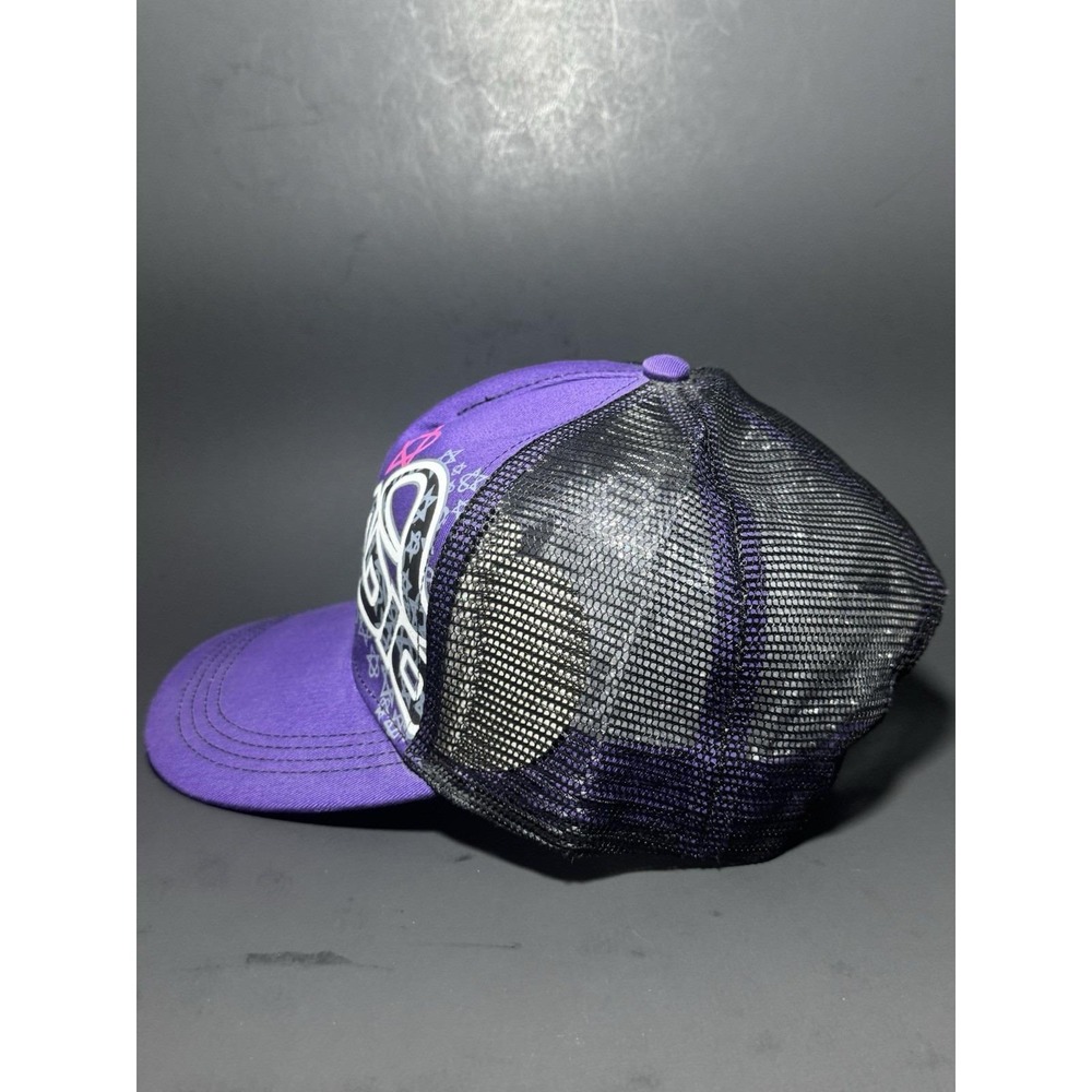 Y2K ADIO Heartagram HIM Skateboard‎ Mesh Back Hat One Size Rare - Picture 2 of 11